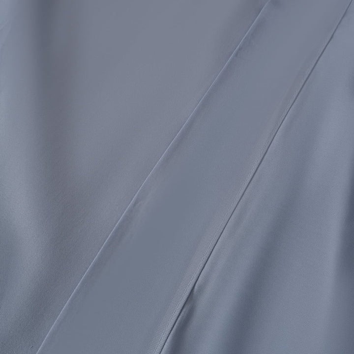 Zenoni & ColombiCompleto Lenzuola In 100% Raso Di Cotone Azzurro Orizzonte