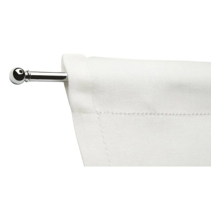 Zenoni & ColombiCoppia Di Tende Ricamate A Mano In Misto Lino Made In Italy Variante Odessa