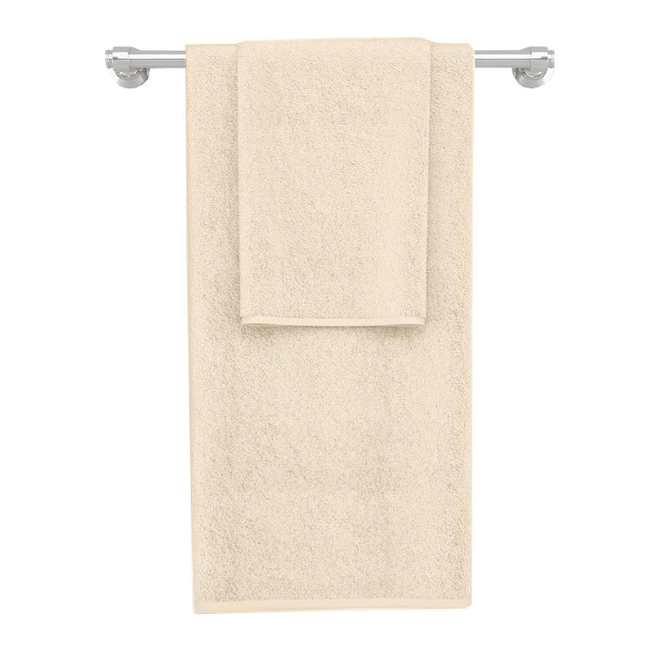 Zenoni & ColombiCoppia Ospite E Salvietta In Spugna 420 Gr Panna