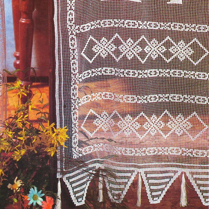 Zenoni & ColombiCoppia Tende A Filet 100% Cotone Variante Autunno