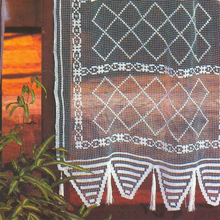 Zenoni & ColombiCoppia Tende A Filet 100% Cotone Variante Inverno