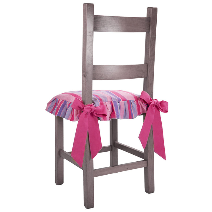 Zenoni & ColombiCopricuscino Per Sedia Provencal 100% Cotone Fucsia