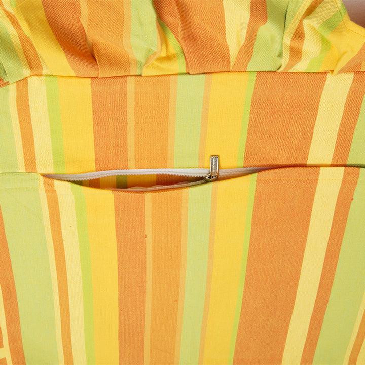 Zenoni & ColombiCopricuscino Per Sedia Provencal 100% Cotone Giallo