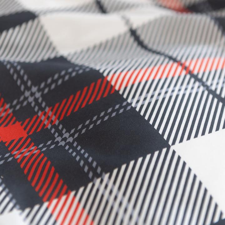 Zenoni & ColombiCopripiumino Glasgow In 100% Raso Di Cotone Stampato Fantasia Tartan Con Federe