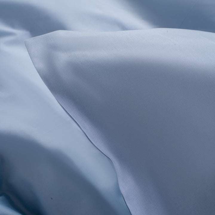 Zenoni & ColombiCopripiumino In 100% Cotone Azzurro Orizzonte Con Federe