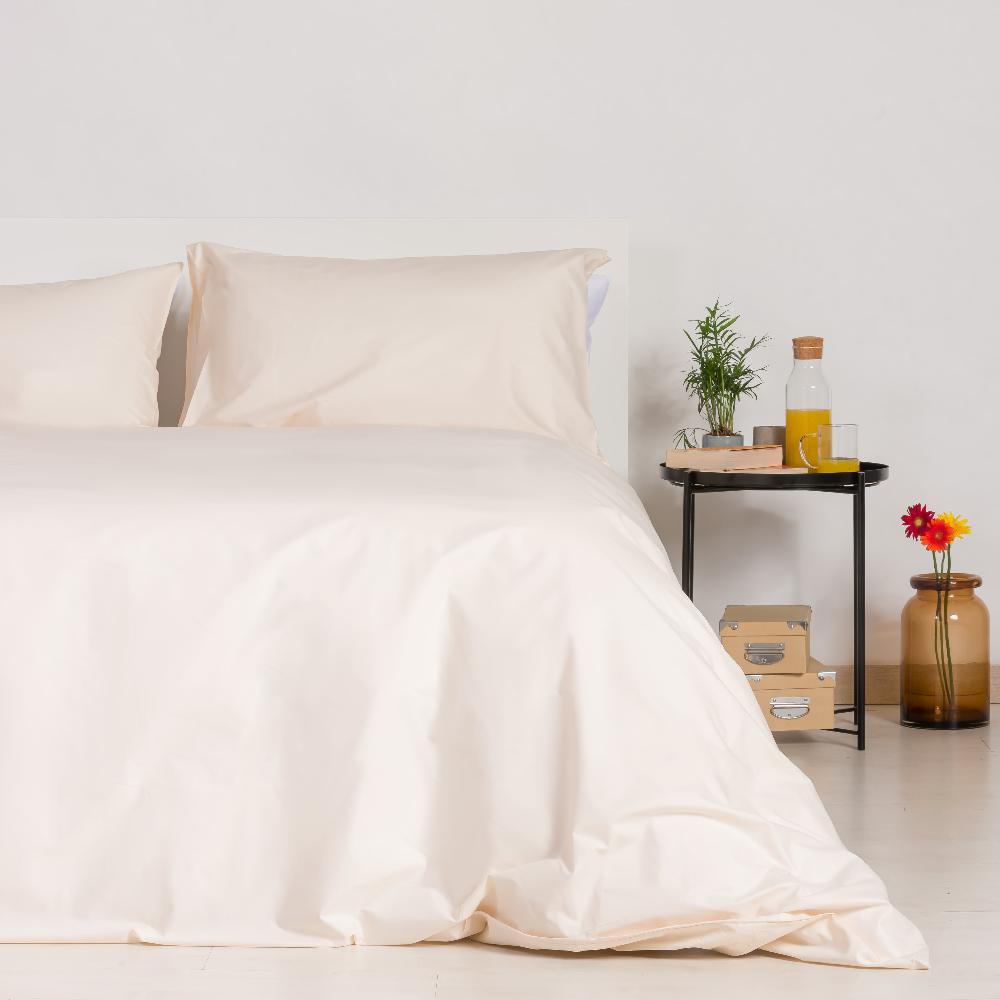 Zenoni & ColombiCopripiumino in 100% Cotone Beige Crema con Federe Zenoni & ColombiCopripiumino in 100% Cotone Beige Crema con Federe