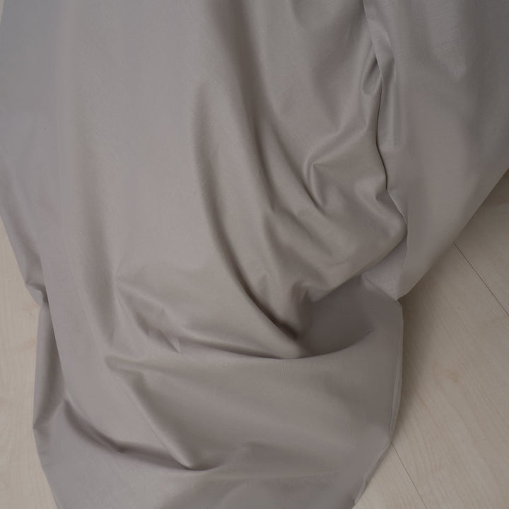 Zenoni & ColombiCopripiumino In 100% Cotone Grigio Con Federe