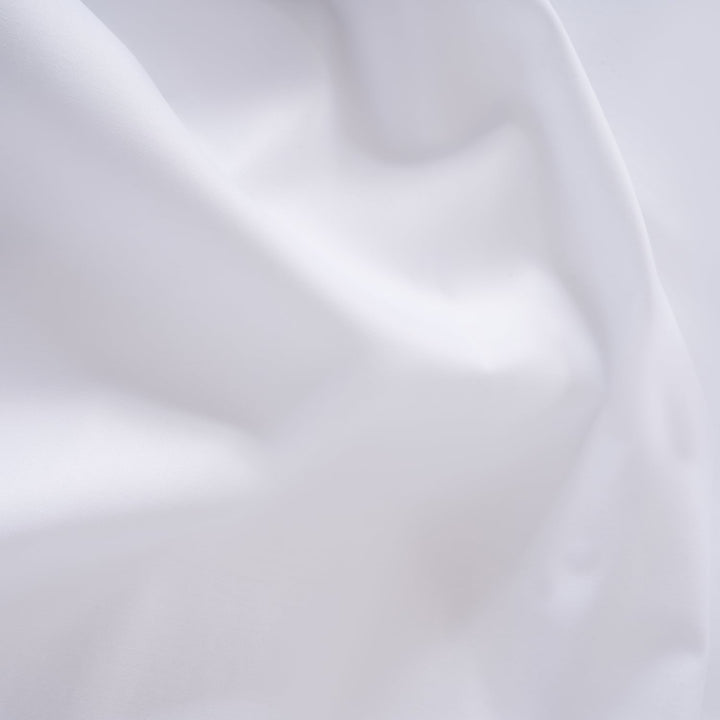 Zenoni & ColombiCopripiumino In 100% Raso Di Cotone Bianco Con Federe