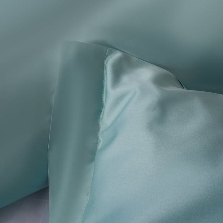 Zenoni & ColombiCopripiumino In 100% Raso Di Cotone Minerale Con Federe