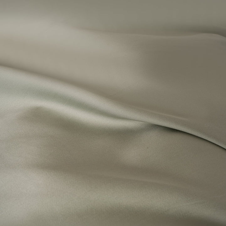 Zenoni & ColombiCopripiumino In 100% Raso Di Cotone Verde Salvia Con Federe