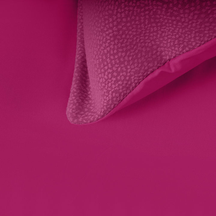 Zenoni & ColombiCopripiumino In Cotone Con Federe Jacquard Keppler Fucsia