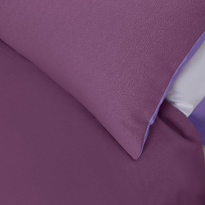 Zenoni & ColombiCopripiumino In Cotone Con Federe Jacquard Keppler Malva