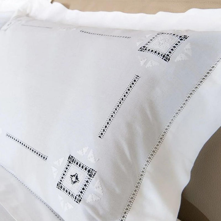 Zenoni & ColombiCopripiumino Ricamato 100% Cotone Donatello