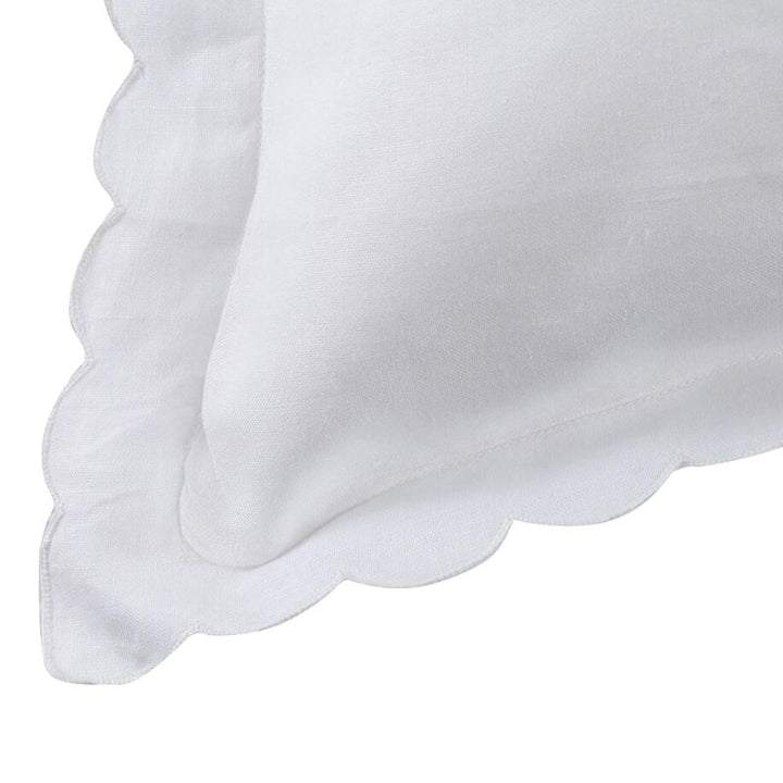 Zenoni & ColombiFedera Arredo Ricamata A Mano In Misto Lino Made In Italy Variante Isabelle 42x42 Cm