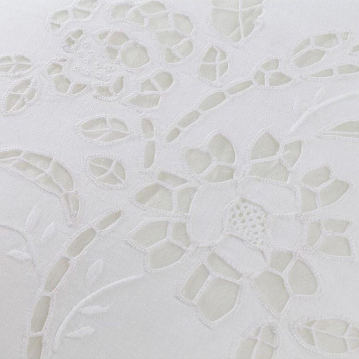 Zenoni & ColombiFedera Arredo Ricamata A Mano In Misto Lino Made In Italy Variante Italiano 600 42x42 Cm