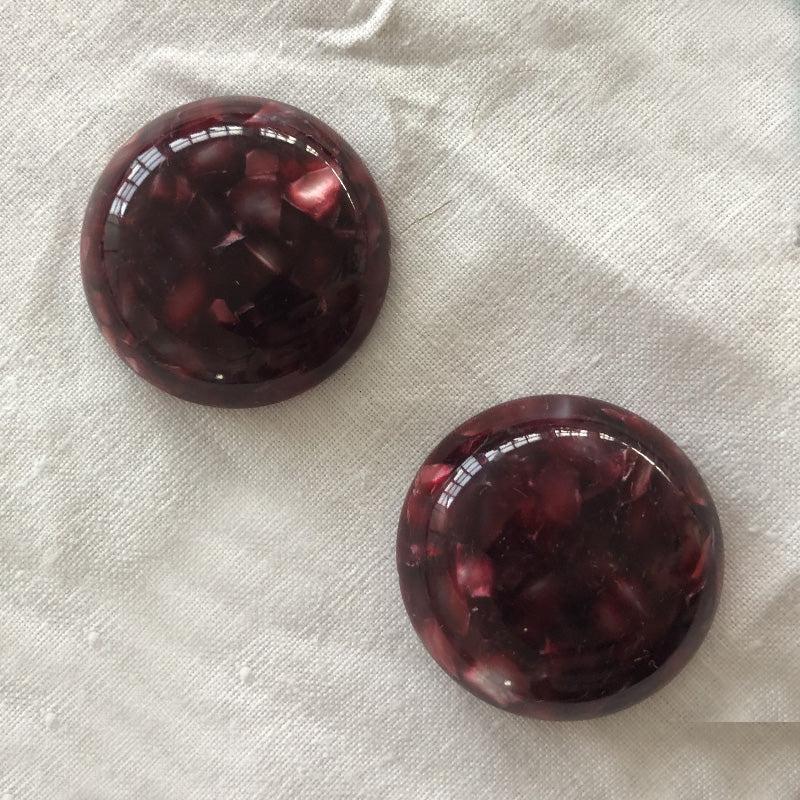 Zenoni & ColombiFermatende a calamita in plastica Bordeaux