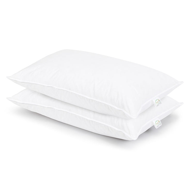 Zenoni & ColombiGuanciale Marilleva In 85% Piuma D'Oca Con Fodera In 100% Cotone Basso Leggero Sostegno