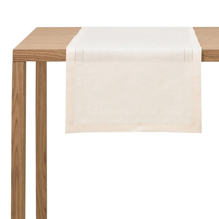 Zenoni & ColombiRunner Ricamato A Mano In Lino Biologico Made In Italy St. Tropez