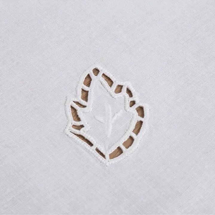 Zenoni & ColombiRunner Ricamato A Mano In Puro Cotone Made In Italy Sherwood