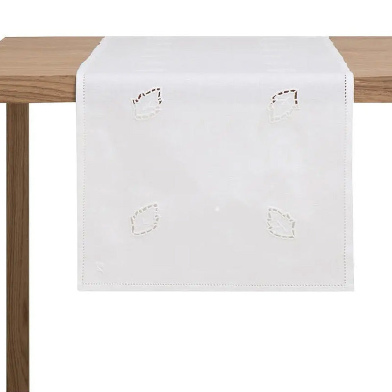 Zenoni & ColombiRunner ricamato a mano in puro cotone Made in Italy Sherwood