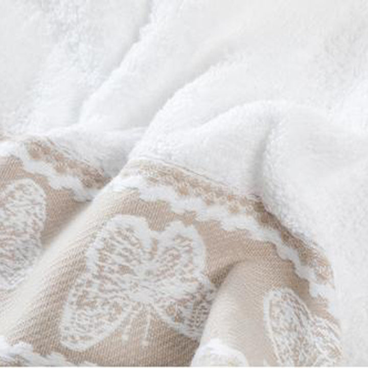 Zenoni & ColombiTelo Doccia In Spugna 400 Gr Farfalla Bianco