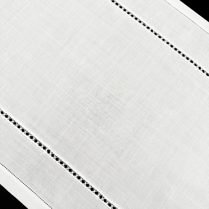 Zenoni & ColombiTenda Al Metro Ricamata In Misto Lino Made In Italy Variante Sissy