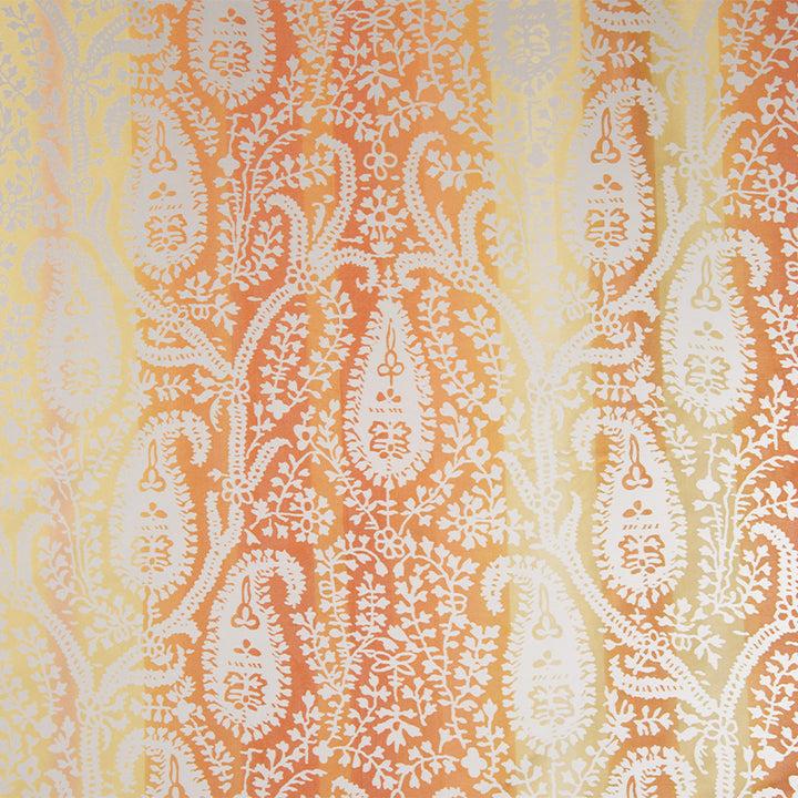 Zenoni & ColombiTenda Doppia In Organza Cachemire Arancione 140x290cm