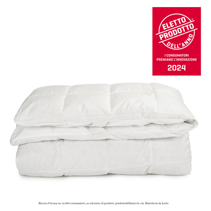 Zenoni & ColombiTopper Coprimaterasso In 100% Piuma D’Oca Made In Italy – Con Angoli Elastici