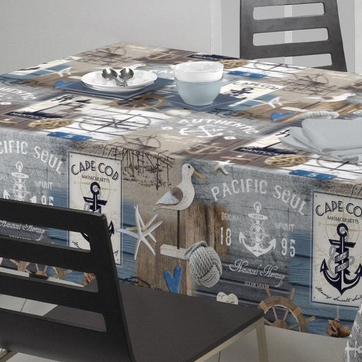 Zenoni & ColombiTovaglia Con Fantasia Mare 100% Cotone Stampato