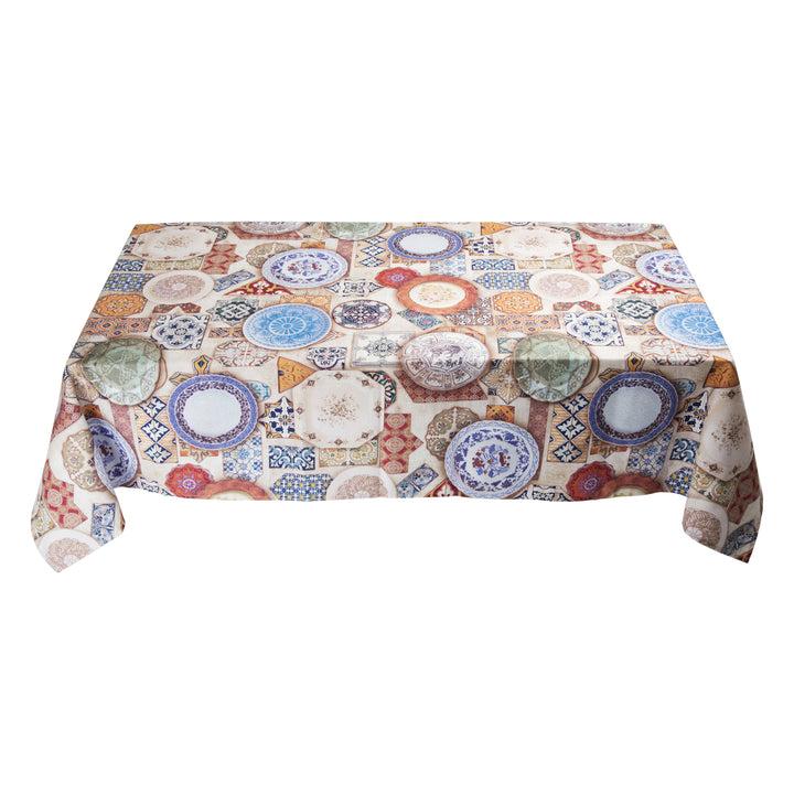 Zenoni & ColombiTovaglia Con Fantasia Piatti 100% Cotone Stampato
