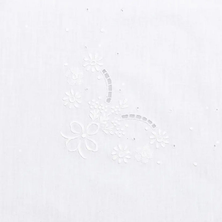 Zenoni & ColombiTovaglia Da The + 4 Tovaglioli Ricamati 100% Cotone Variante Cristina