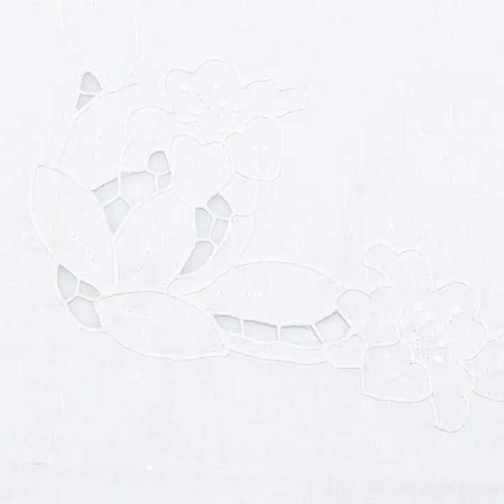 Zenoni & ColombiTovaglia Da The + 4 Tovaglioli Ricamati 100% Cotone Variante Odessa