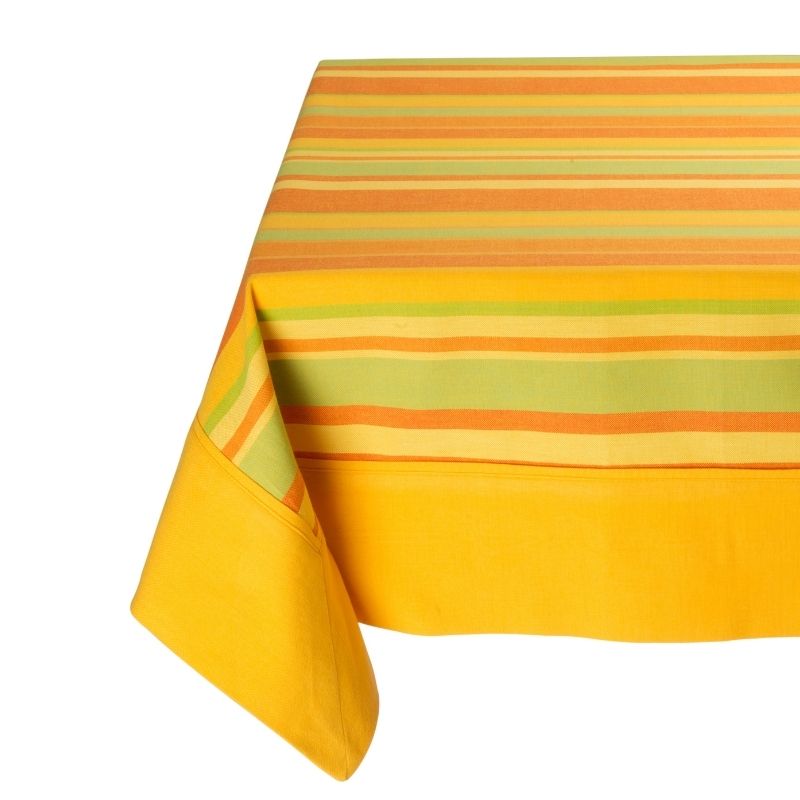 Zenoni & ColombiTovaglia in cotone tinto in filo Provencal Giallo
