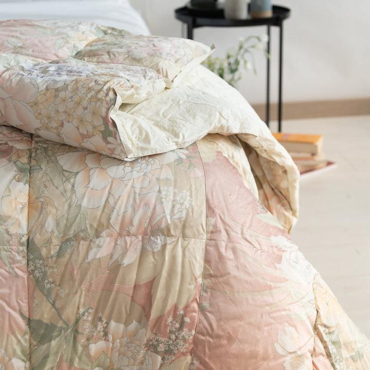 Zenoni & ColombiTrapunta Ninfea In Piuma D'oca Vergine E Seta Made In Italy