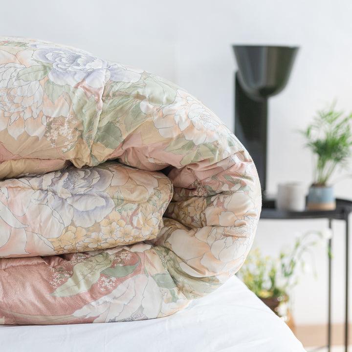 Zenoni & ColombiTrapunta Ninfea In Piuma D'oca Vergine E Seta Made In Italy