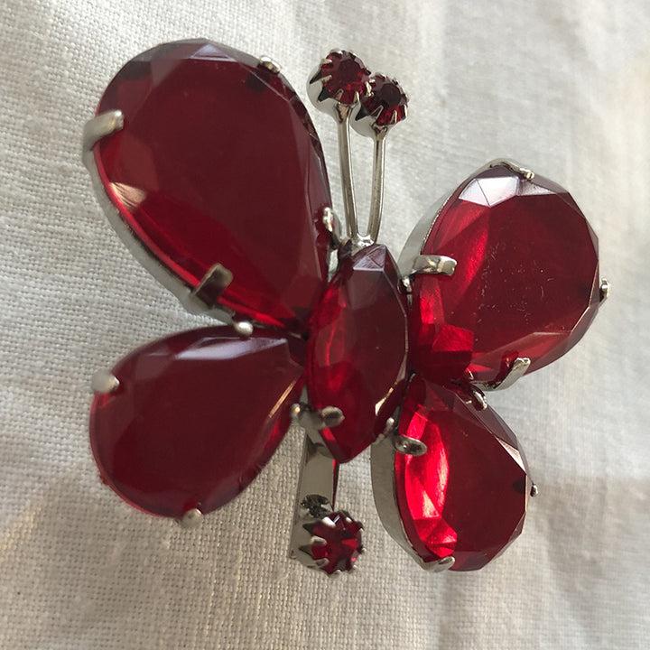 Zenoni & ColombiFermatende A Calamita Farfalla Rosso