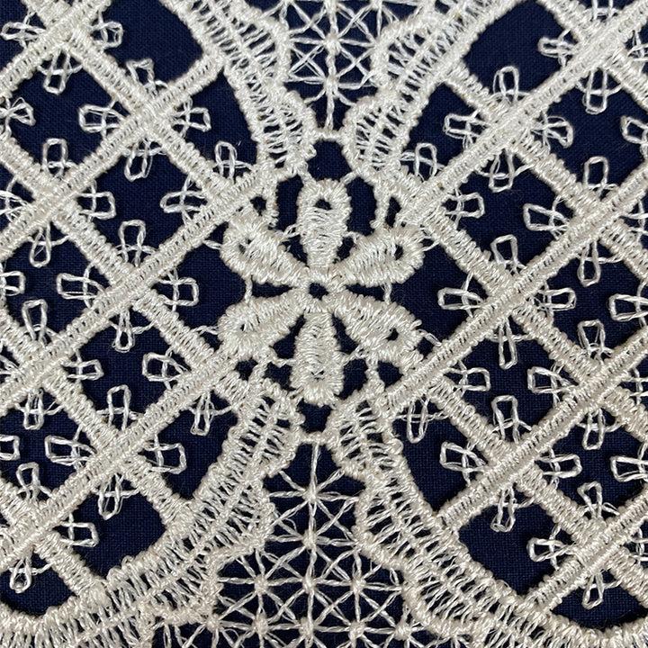 Zenoni & ColombiPizzo Macramè 1554 Da 25 Cm