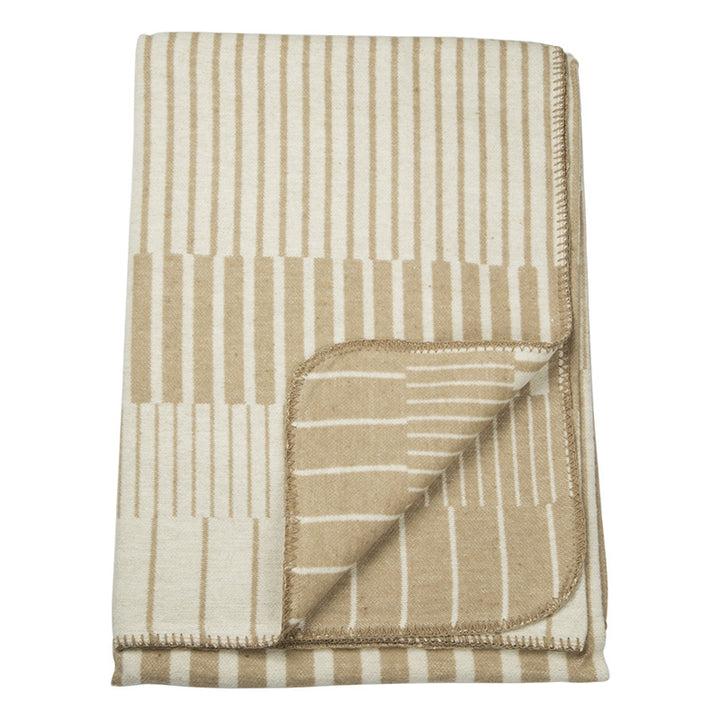 Zenoni & ColombiPlaid Lignes In Misto Cotone Beige