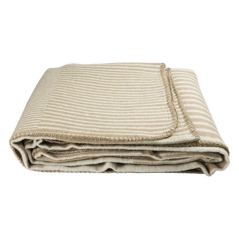 Zenoni & ColombiPlaid Lignes in misto cotone Beige