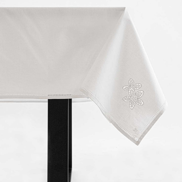 Zenoni & ColombiTovaglia Ricamata Nicola In Lino