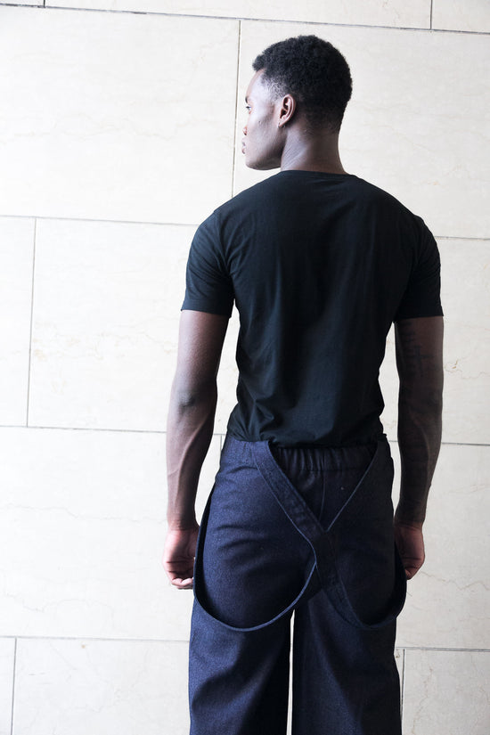 Zerobarracento Elasticated Waist Wide Pants With Braces