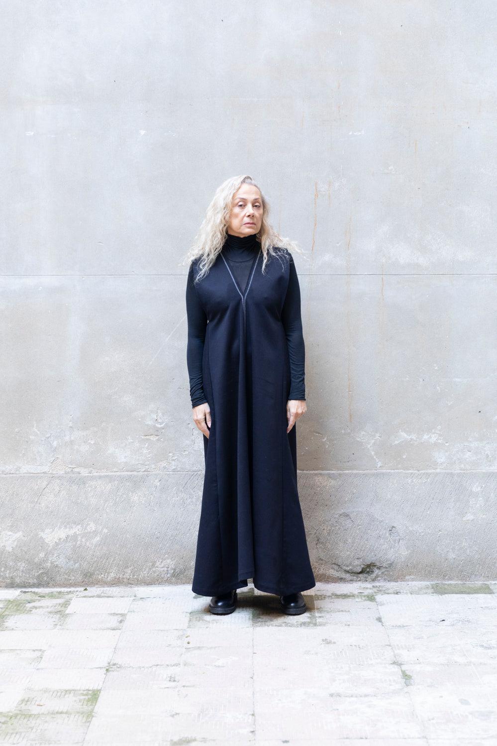 Zerobarracento A-line Maxi Long Dress