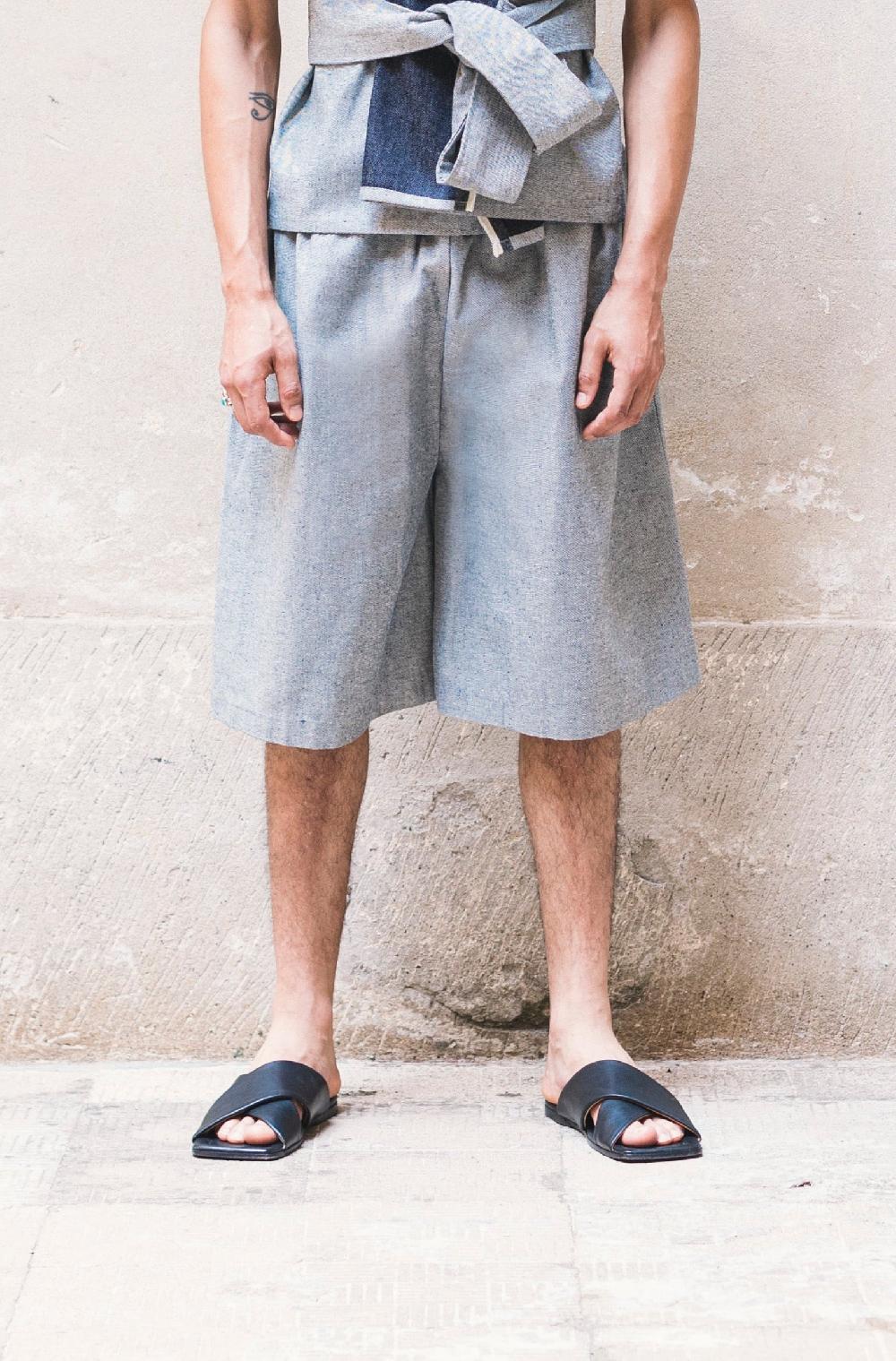 Zerobarracento Karategi Denim Shorts