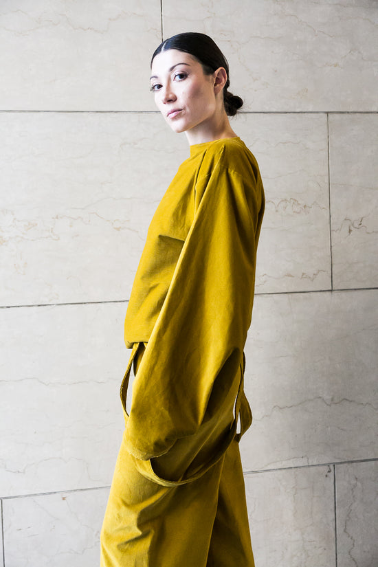 Zerobarracento Long Sleeves Bateau Collar Shirt