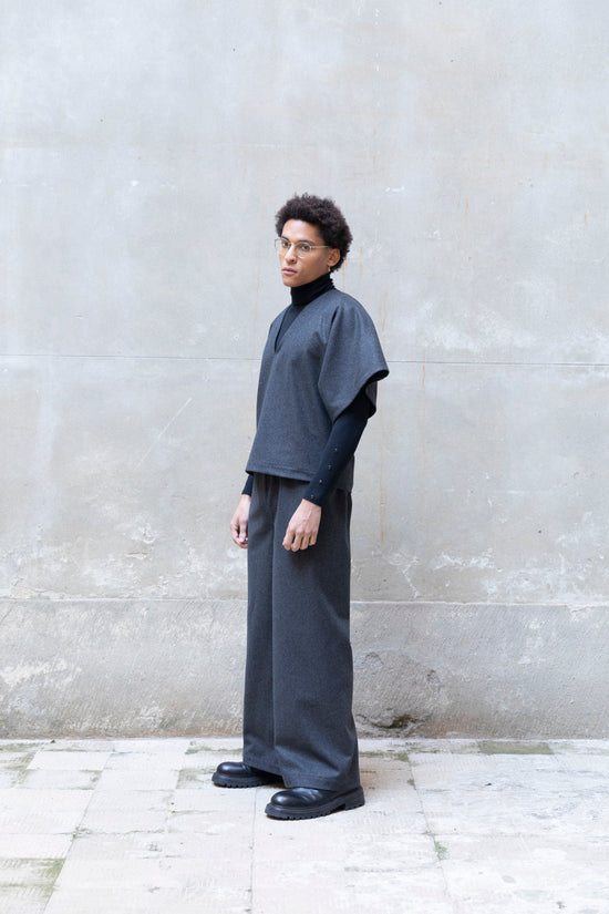 Zerobarracento Wide-Leg Long Pants