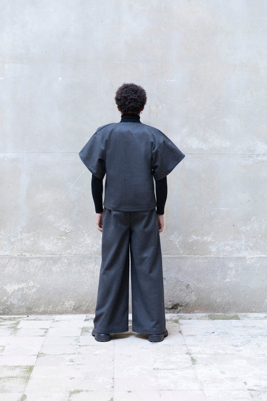 Zerobarracento Wide-Leg Long Pants