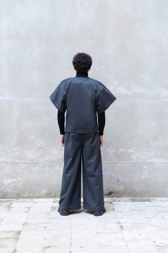 Zerobarracento Wide-Leg Long Pants