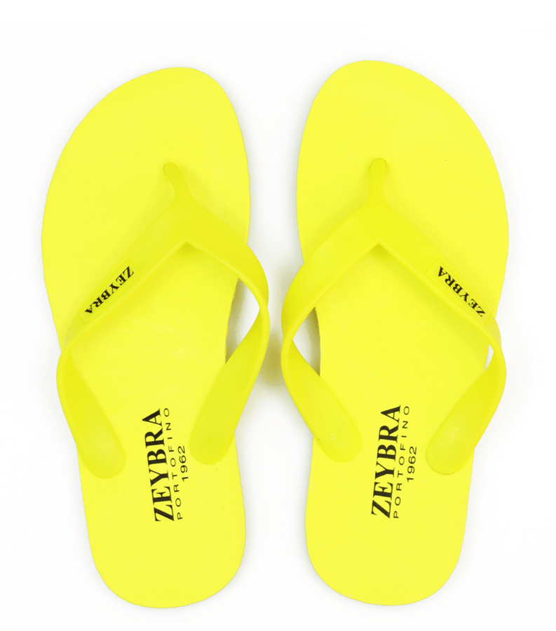 Zeybra INFRADITO UOMO DONNA TINTA UNITA GIALLO FLUO