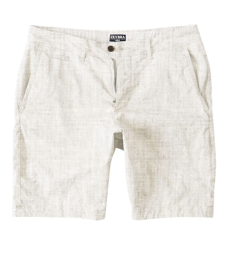 Zeybra BERMUDA UOMO LINO BIANCO