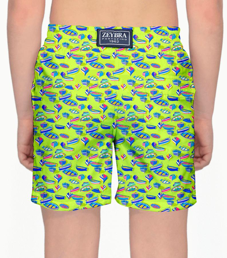 Zeybra COSTUME BAMBINO BARCHE LIME